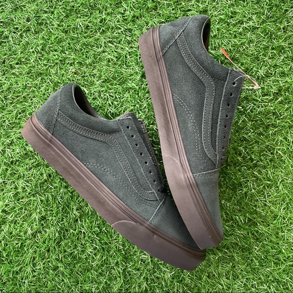 Vans Old Skool Black Outsole / Darkest green - Picture 2 of 6